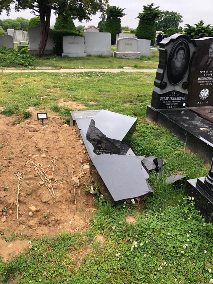 violation at jewish cemetery
